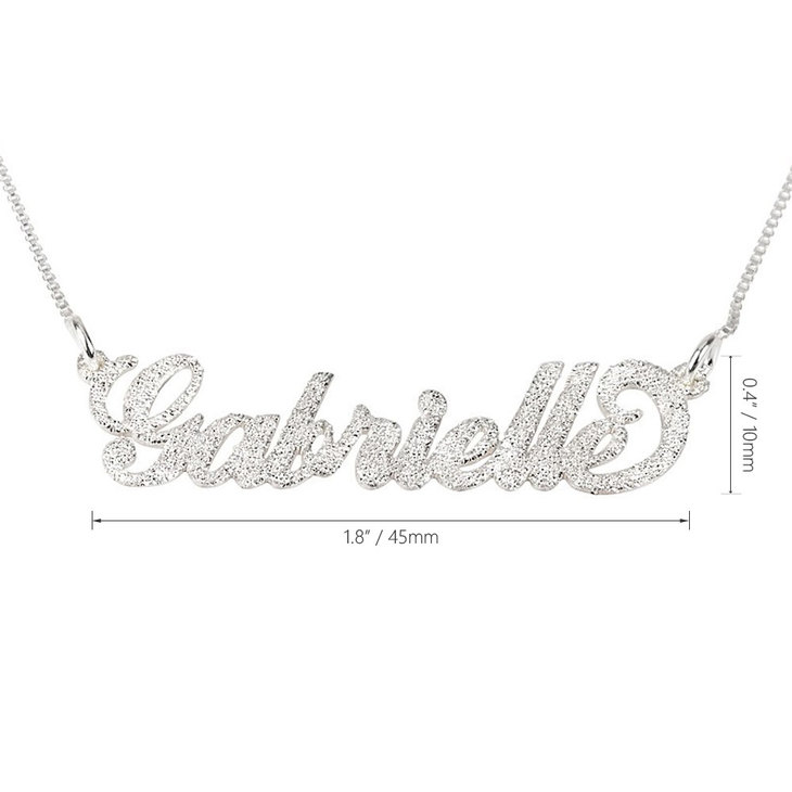 Sparkling Carrie Name Necklace information