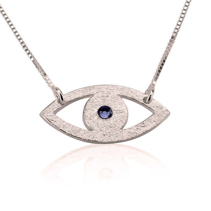 Evil Eye Necklace With Birthstone