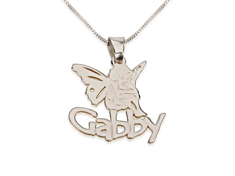 Angel Pendant With Name
