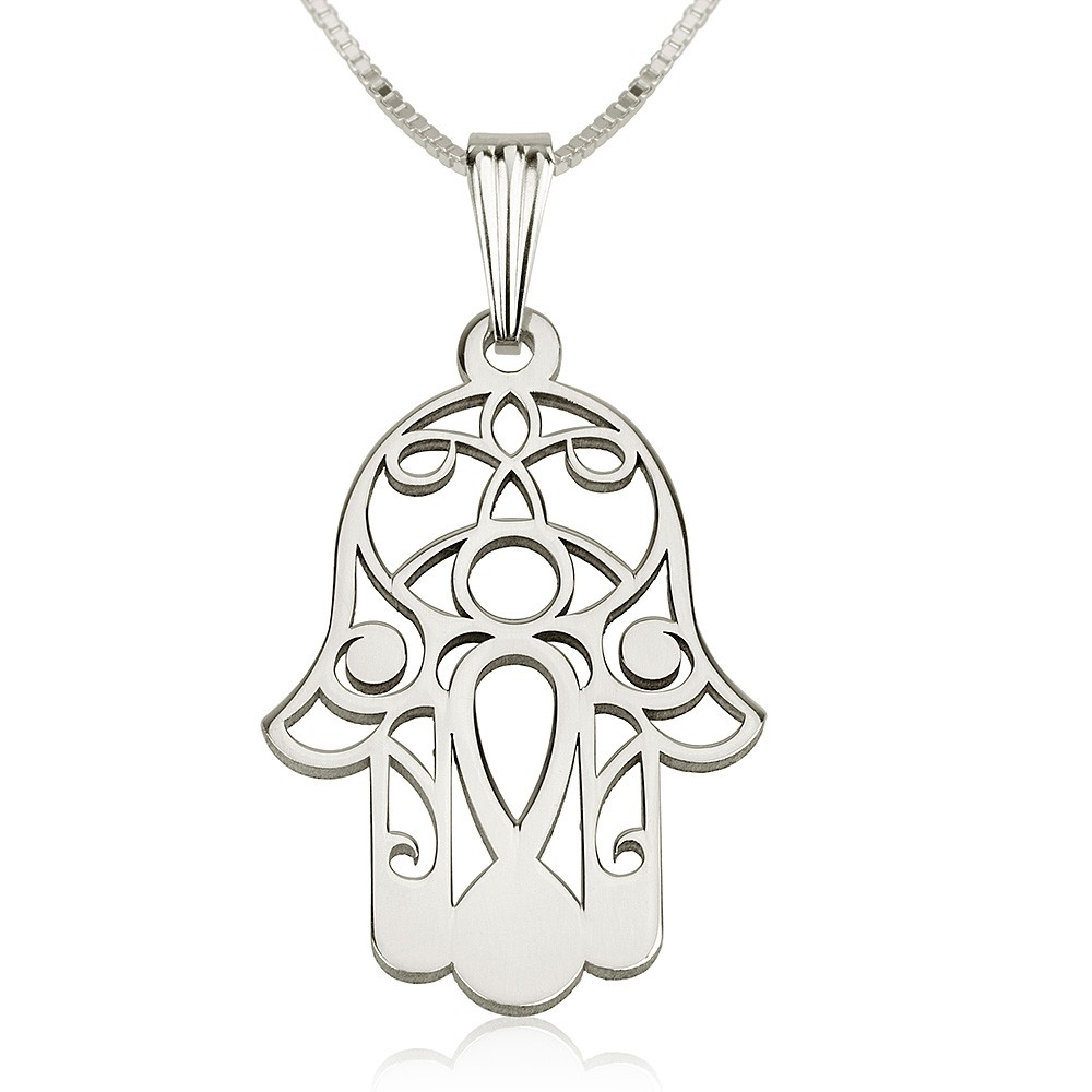 Hamsa Necklace - Hamsa Hand Necklace