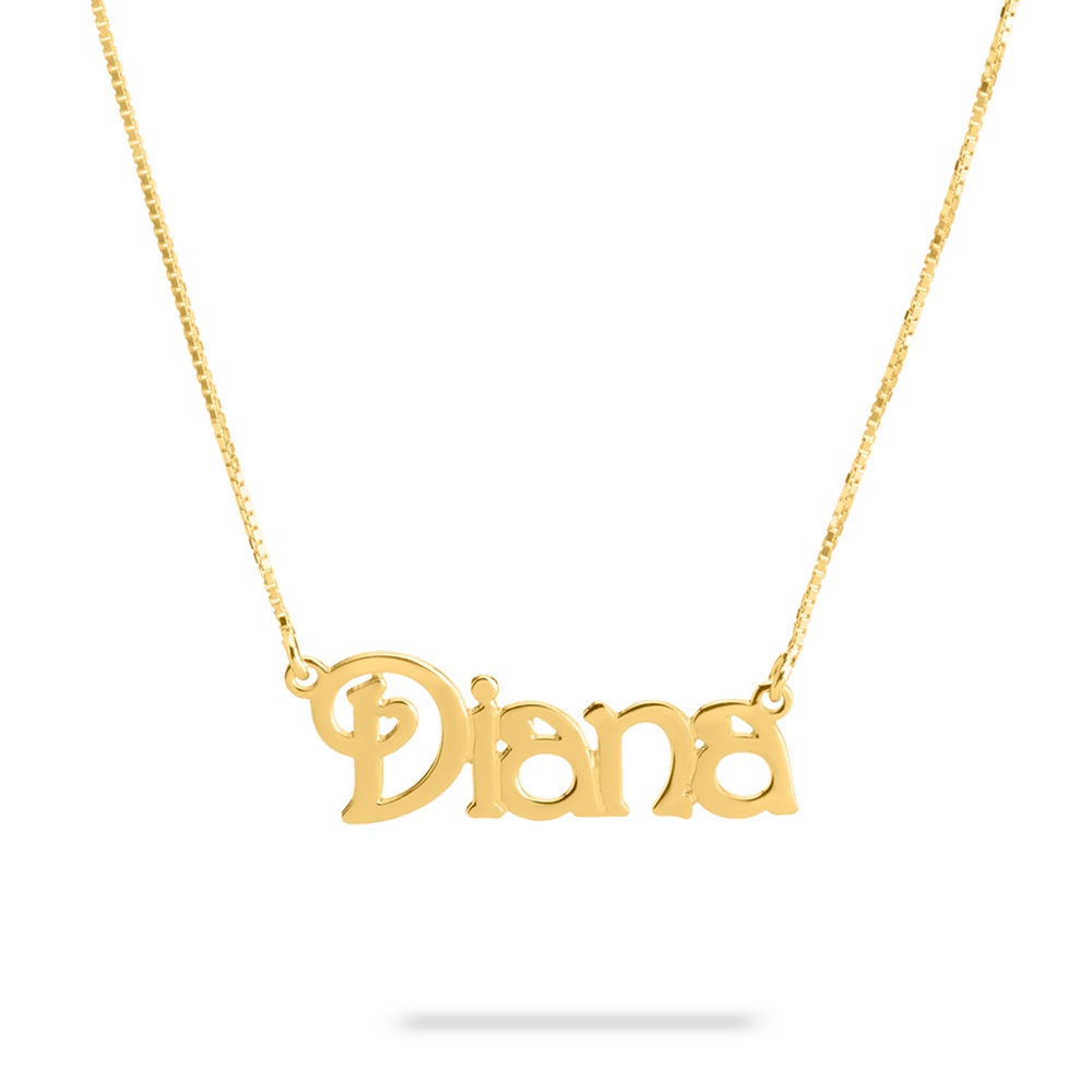 Steampunk Style Name Necklace