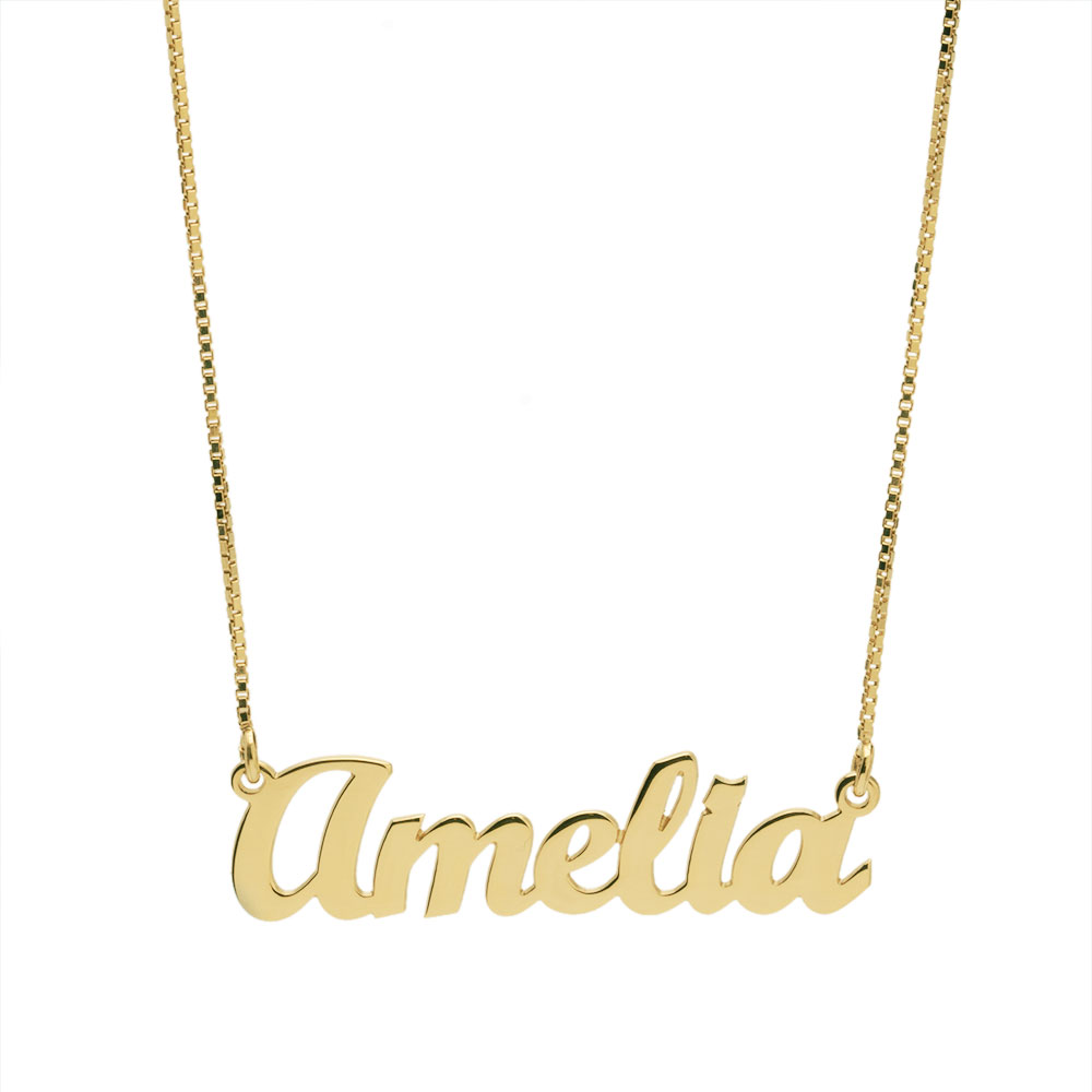 Contemporary Name Necklace