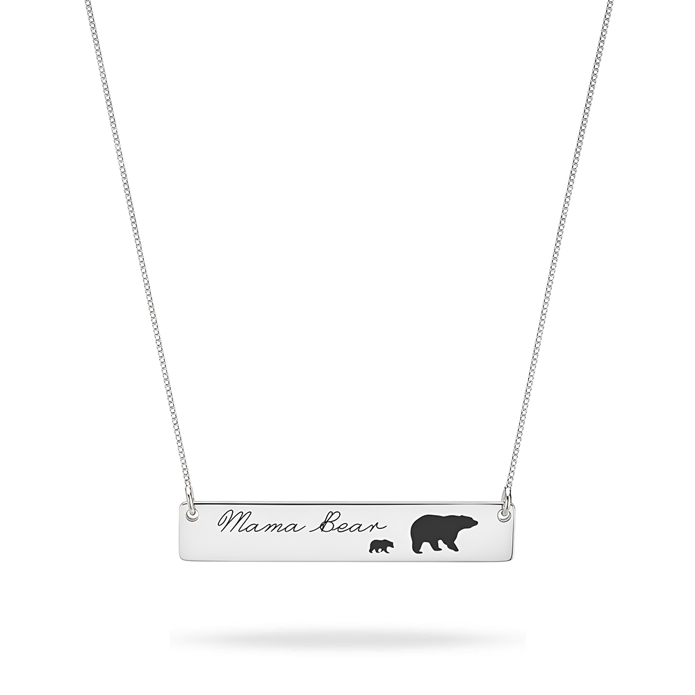 Personalised Mama Bear Necklace