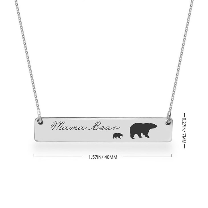 Personalised Mama Bear Necklace information