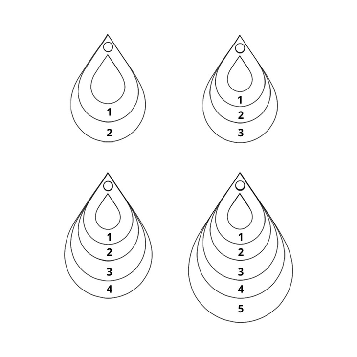 Teardrop Mother Necklace information