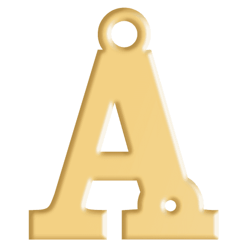 A Initial Pendant