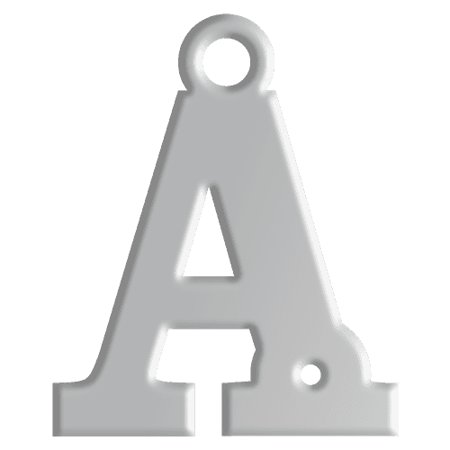 A Initial Pendant