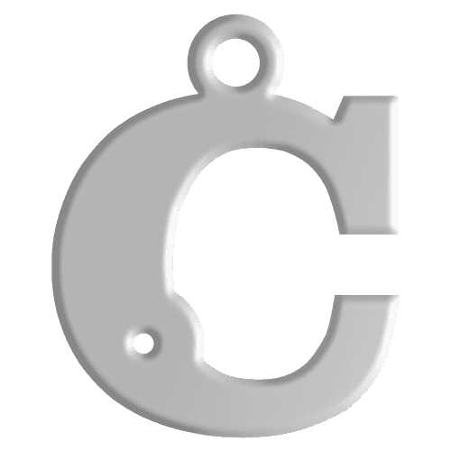 C Initial Pendant