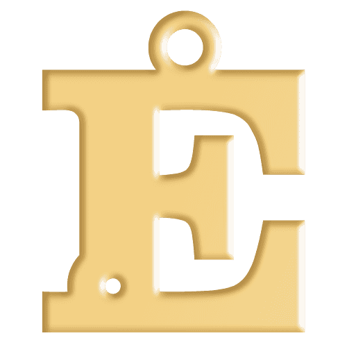 E Initial Pendant