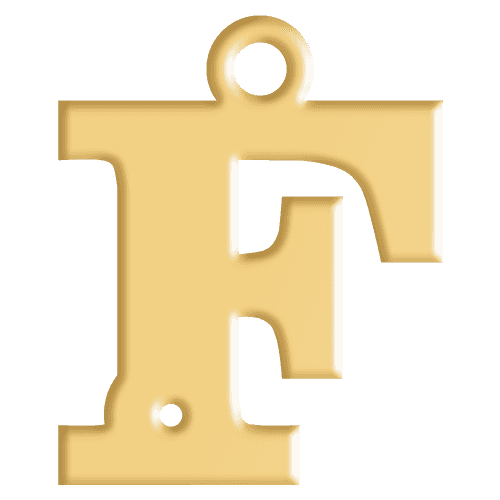 F Initial Pendant