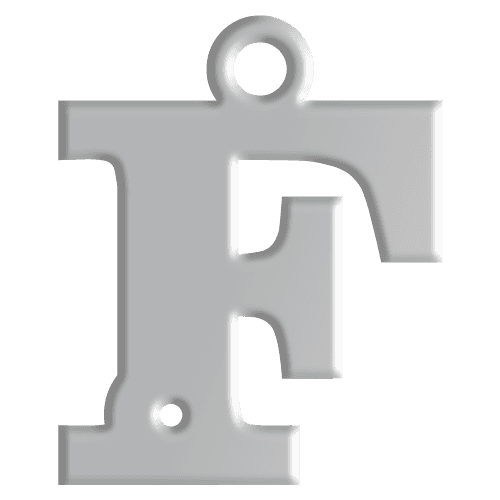 F Initial Pendant