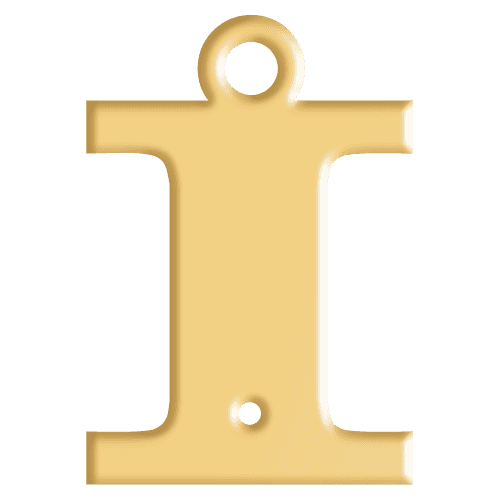 I Initial Pendant