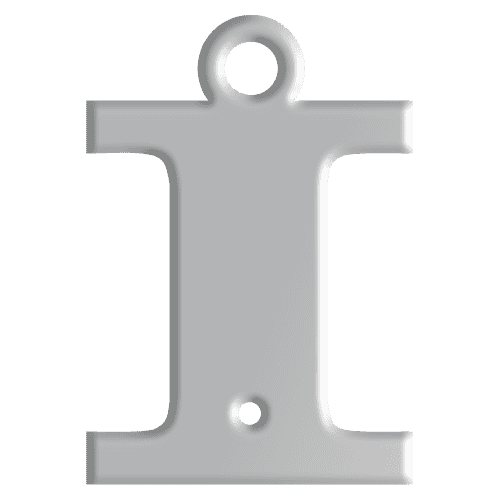 I Initial Pendant