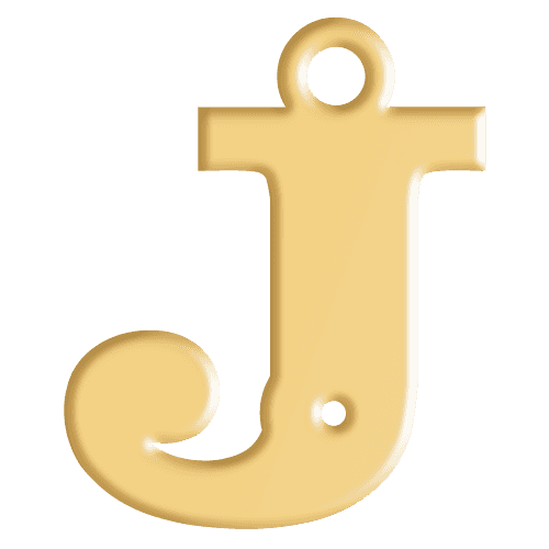 J Initial Pendant