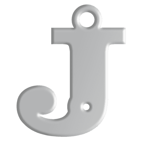 J Initial Pendant