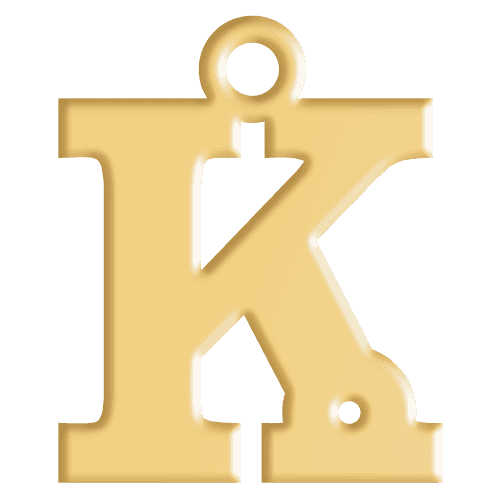 K Initial Pendant