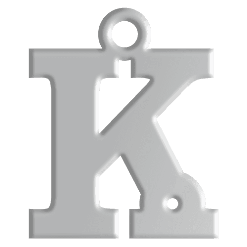 K Initial Pendant
