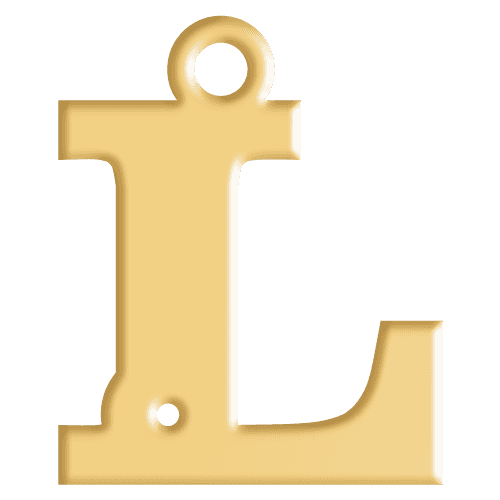 L Initial Pendant
