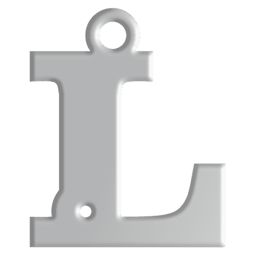 L Initial Pendant