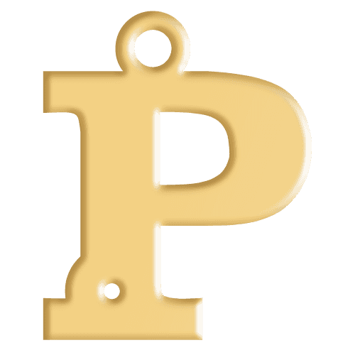 P Initial Pendant