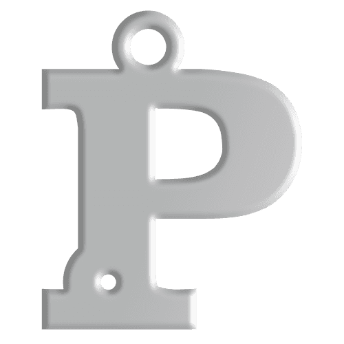 P Initial Pendant