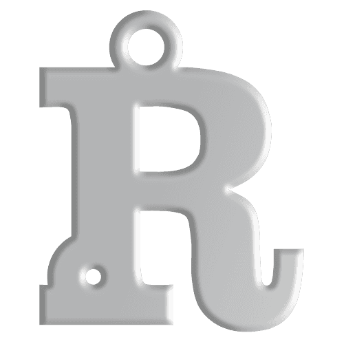 R Initial Pendant
