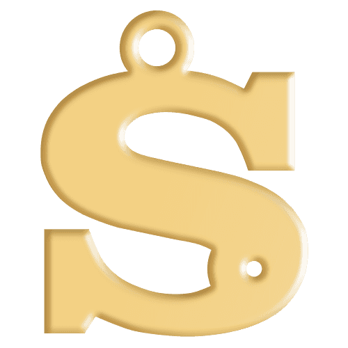 S Initial Pendant