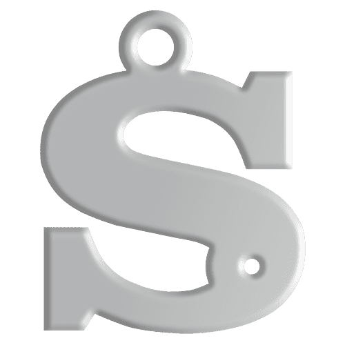 S Initial Pendant