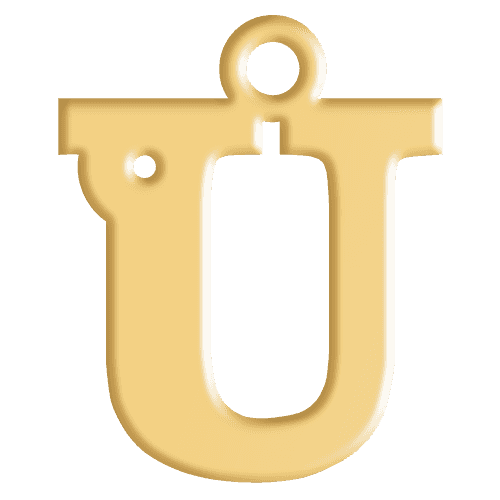 U Initial Pendant