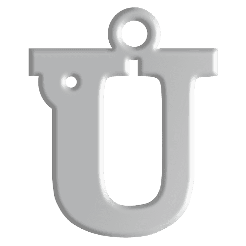 U Initial Pendant