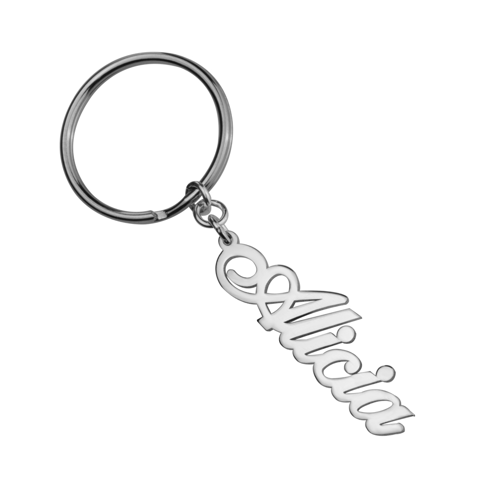 Classic Style Name Keychain