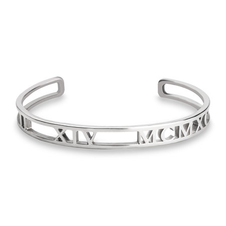 Roman Numeral Bangle for Women