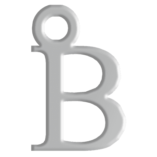 B Initial Pendant