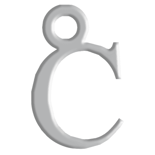 C Initial Pendant
