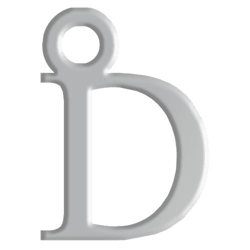D Initial Pendant