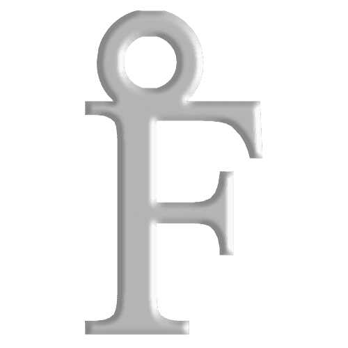 F Initial Pendant