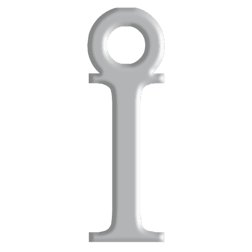 I Initial Pendant