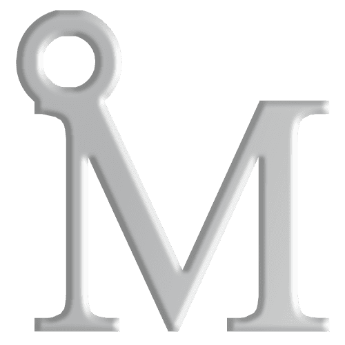 M Initial Pendant