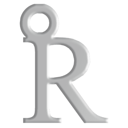 R Initial Pendant