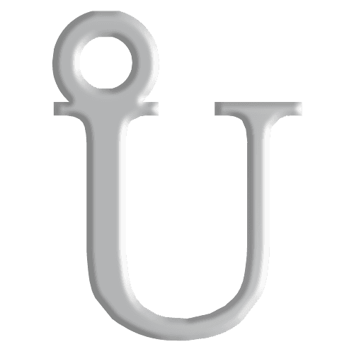 U Initial Pendant