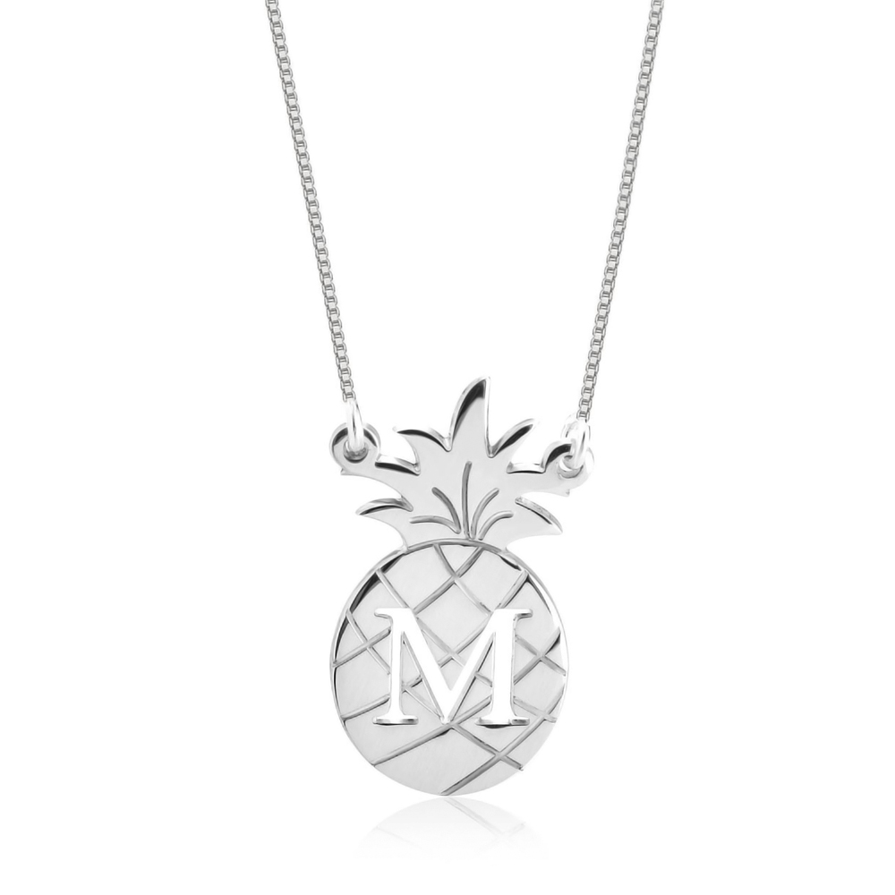 Personalised Pineapple Necklace