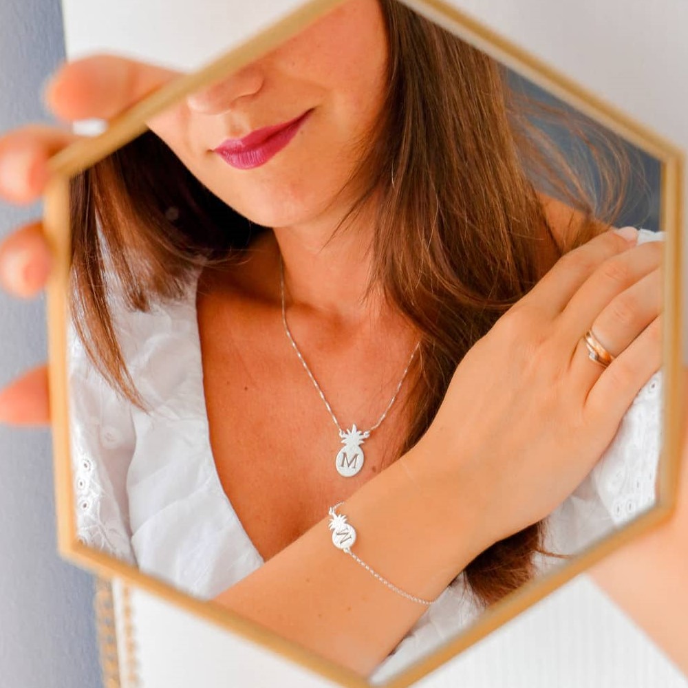 Personalised Pineapple Necklace