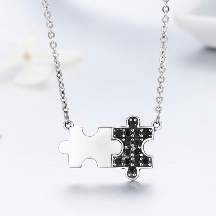 Puzzle Piece Necklace - Picture 5