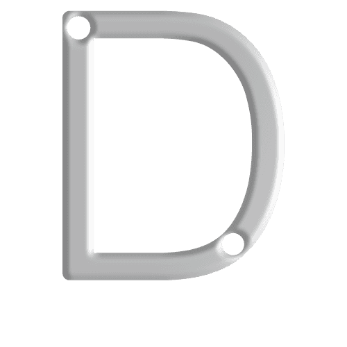D Initial Pendant