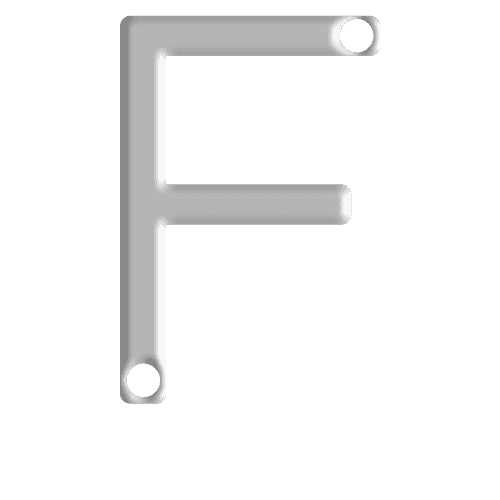 F Initial Pendant