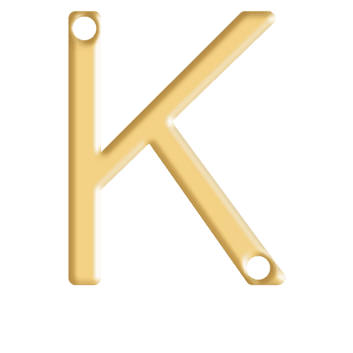 K Initial Pendant