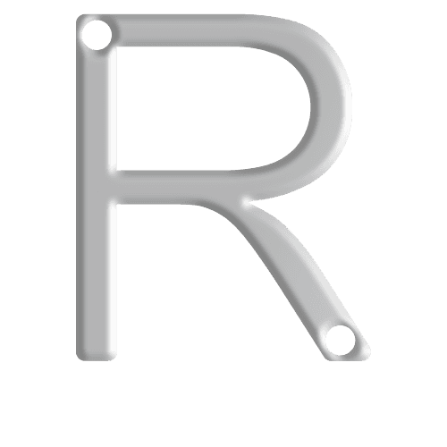 R Initial Pendant