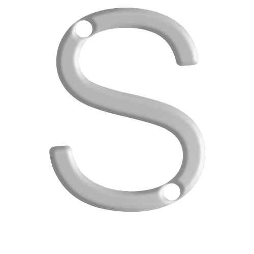 S Initial Pendant
