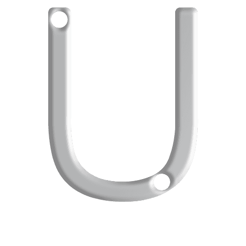 U Initial Pendant
