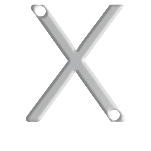 X Initial Pendant